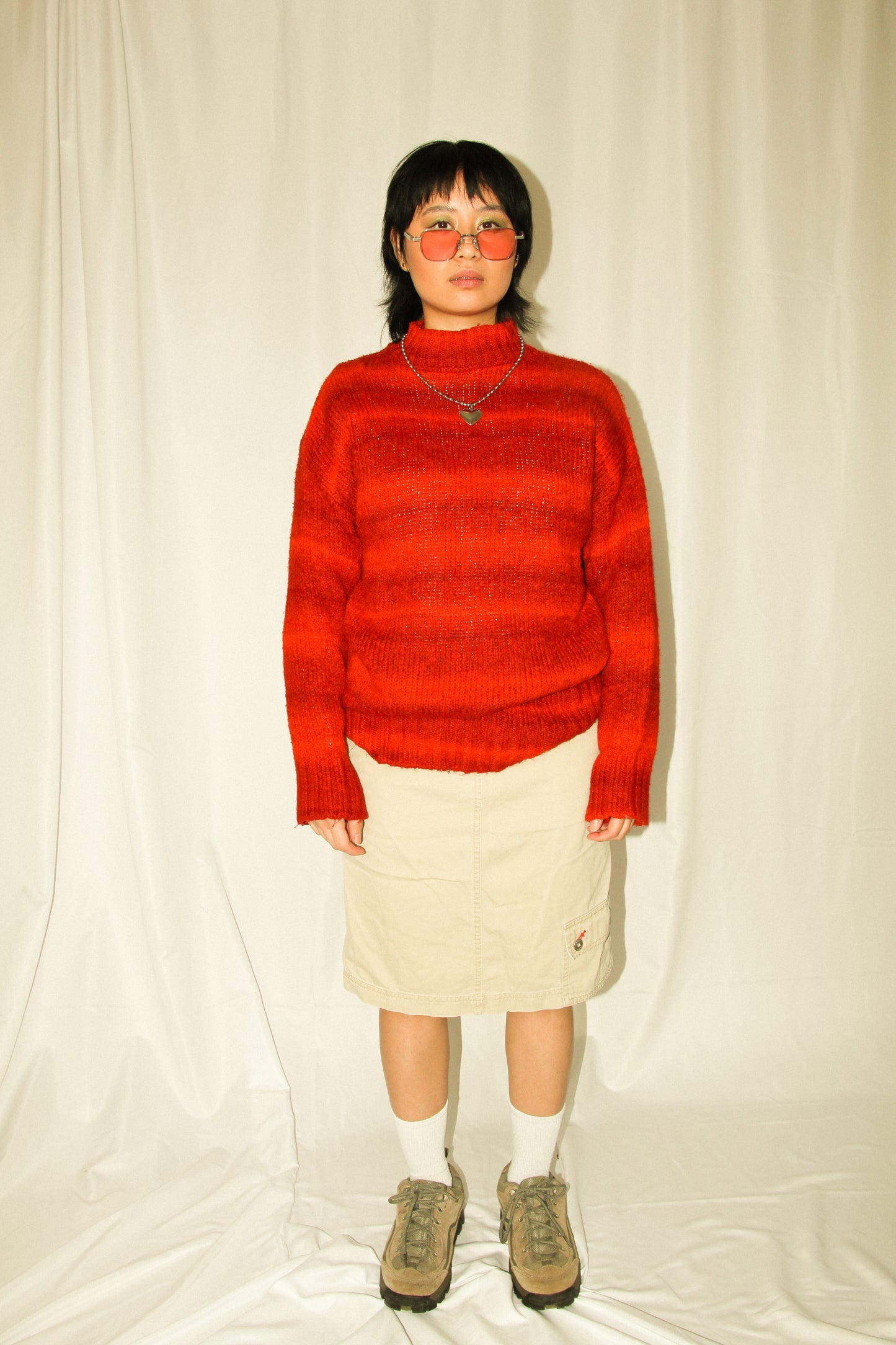 UNISEX Blood Orange Knitted Sweater